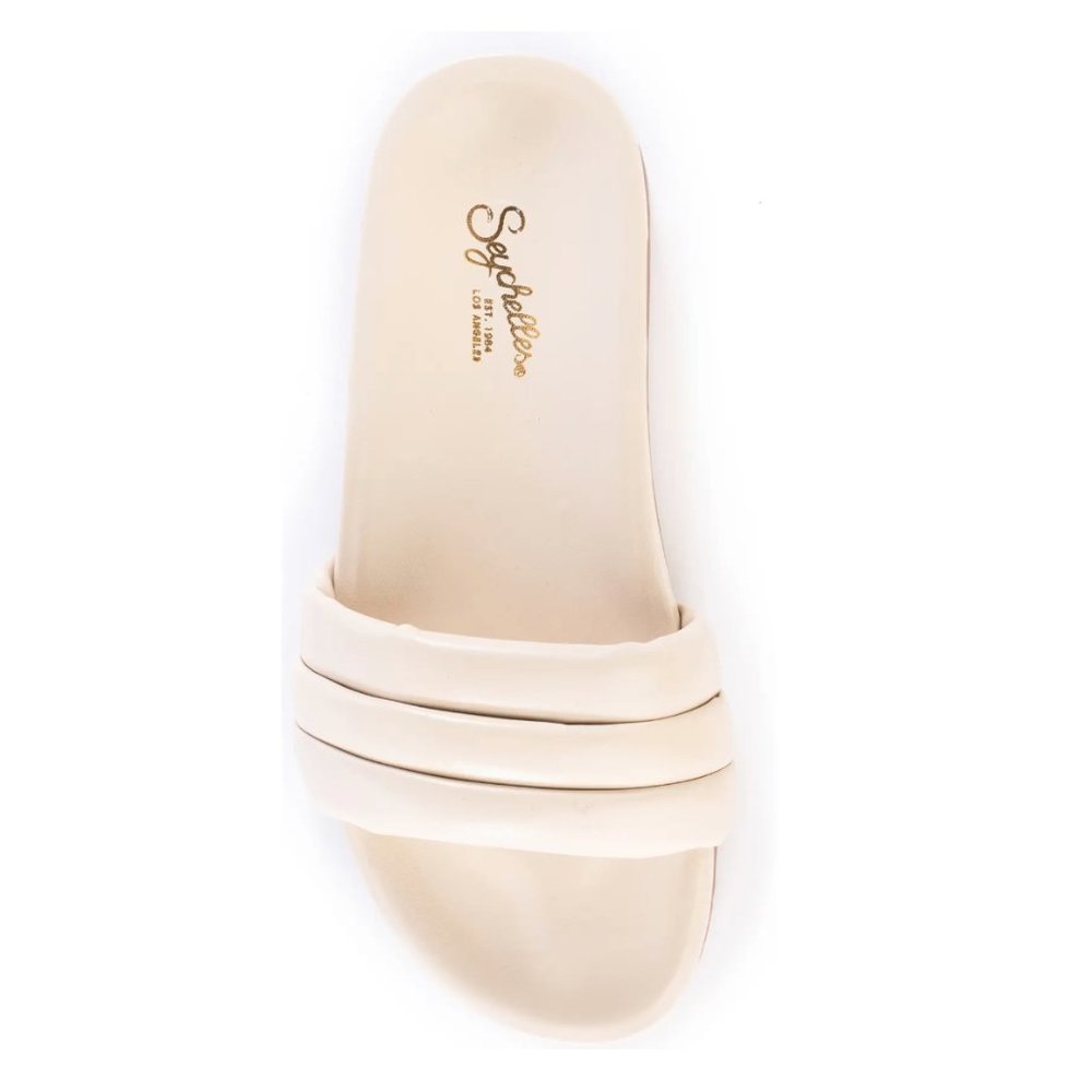 Seychelles Low Key Slide in Ivory Size 8